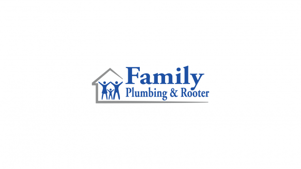 Family Plumbing and Rooter logo on white background