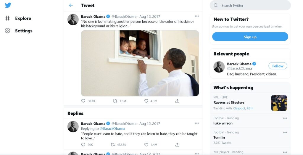 Obama social media campaign