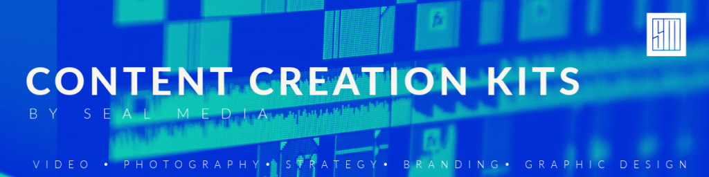 Content Creation Kits banner Seal Media Video Production Orange County, CA