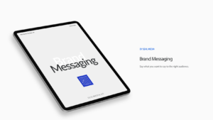 Brand Messaging deck visually by Seal Media